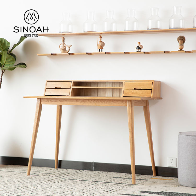 Bureau en bois de chêne